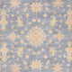 Ziegler Teppich - 241 x 176 cm - seeblau