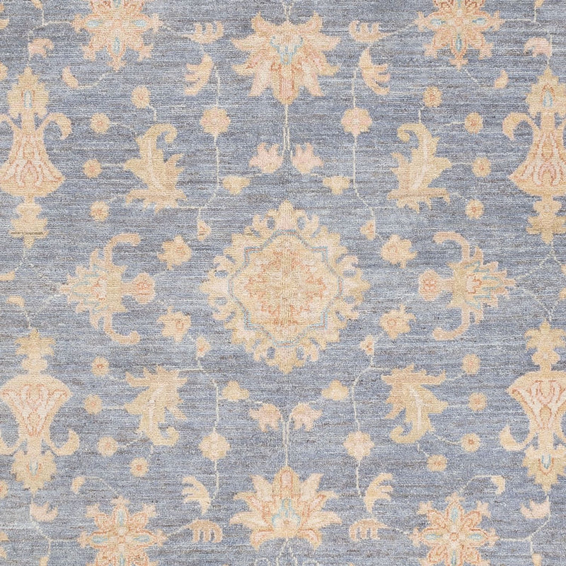Ziegler Teppich - 241 x 176 cm - seeblau