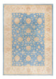 Ziegler Teppich - 238 x 169 cm - blau