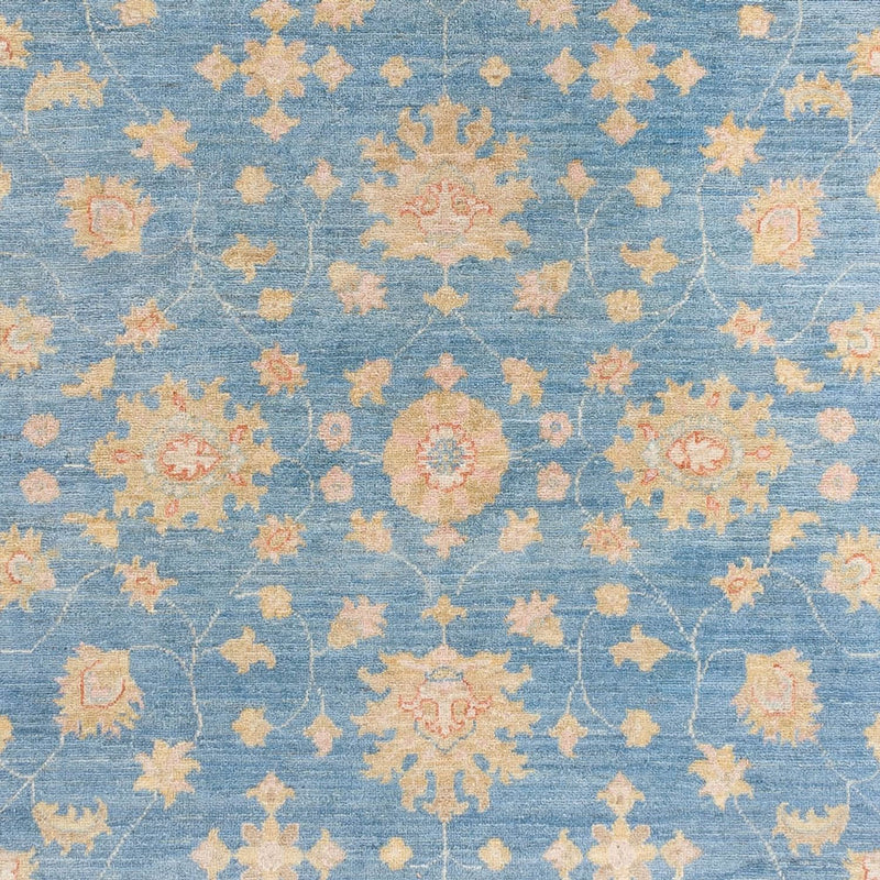 Ziegler Teppich - 238 x 169 cm - blau