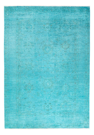 Ziegler Teppich - Modern - Vintage / Colored - 249 x 171 cm - türkis