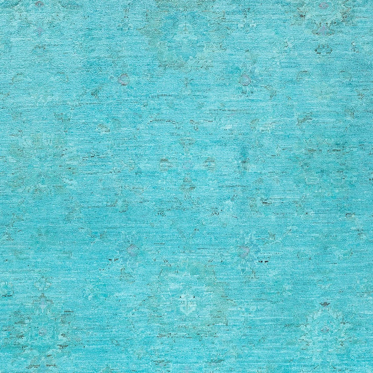 Tapis Ziegler - Moderne - Vintage/Overdyed - 249 x 171 cm - turquoise