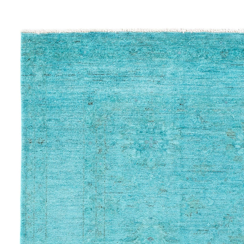Tapis Ziegler - Moderne - Vintage/Overdyed - 249 x 171 cm - turquoise