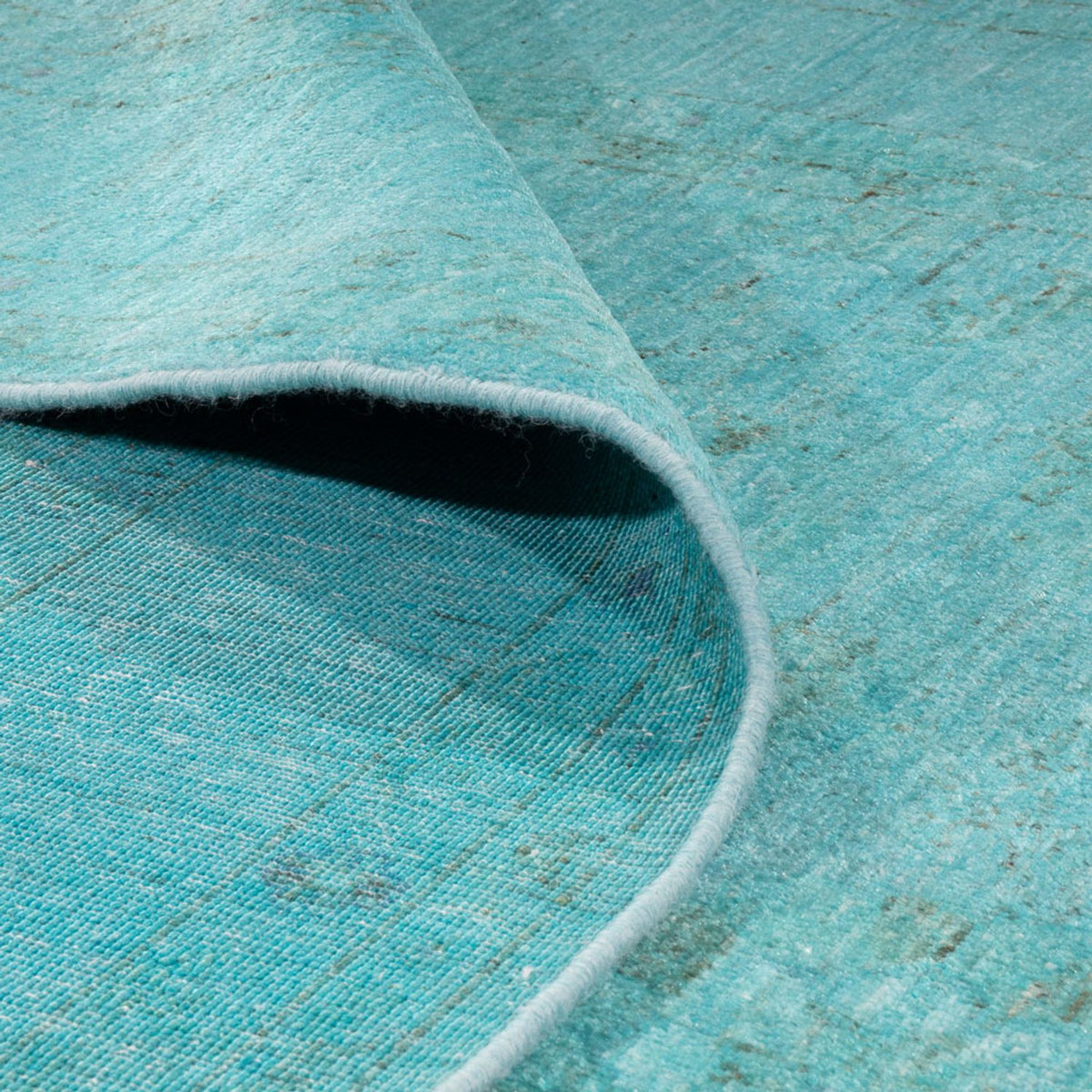 Tapis Ziegler - Moderne - Vintage/Overdyed - 249 x 171 cm - turquoise