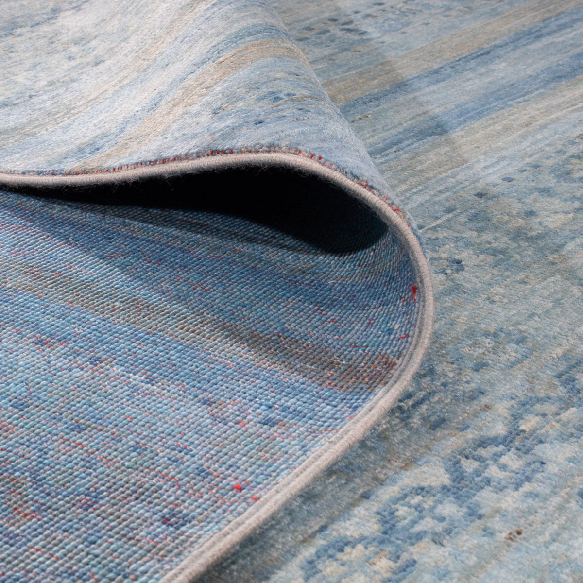 Ziegler Teppich - Modern - 250 x 171 cm - hellblau