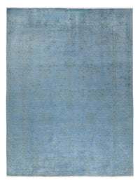 Tapis Ziegler - Moderne - Vintage/Overdyed - 231 x 169 cm - bleu de mer