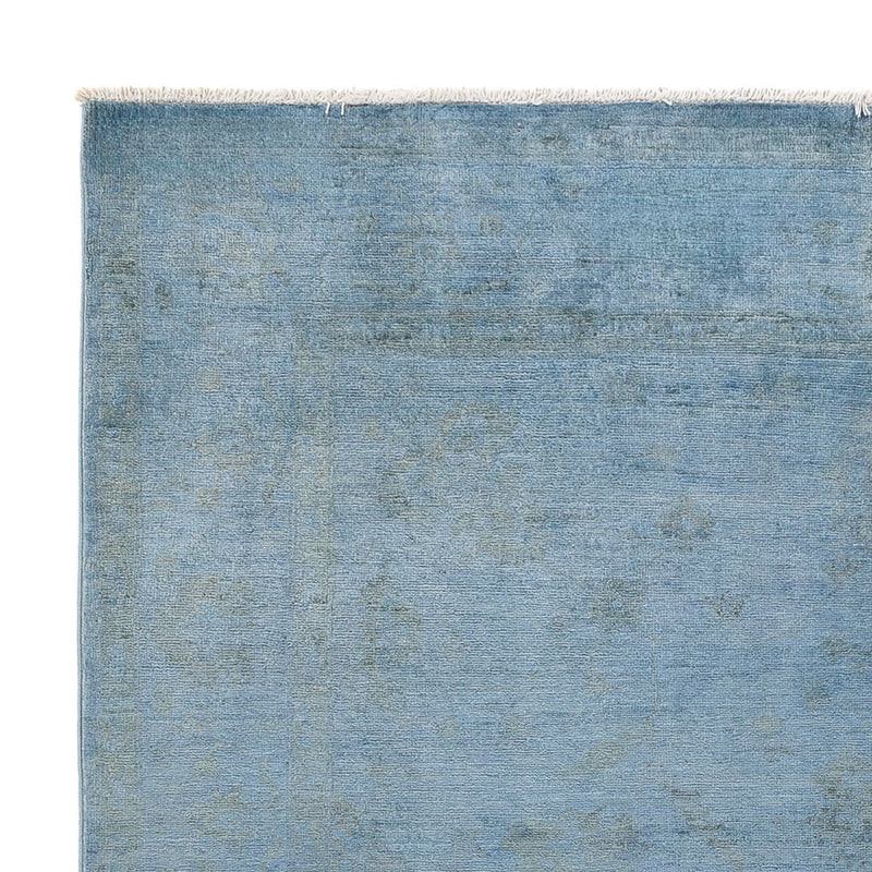 Tapis Ziegler - Moderne - Vintage/Overdyed - 231 x 169 cm - bleu de mer