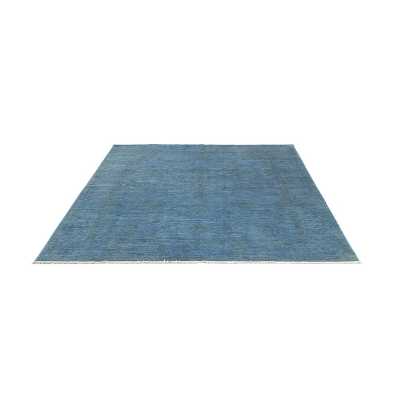 Tapis Ziegler - Moderne - Vintage/Overdyed - 231 x 169 cm - bleu de mer