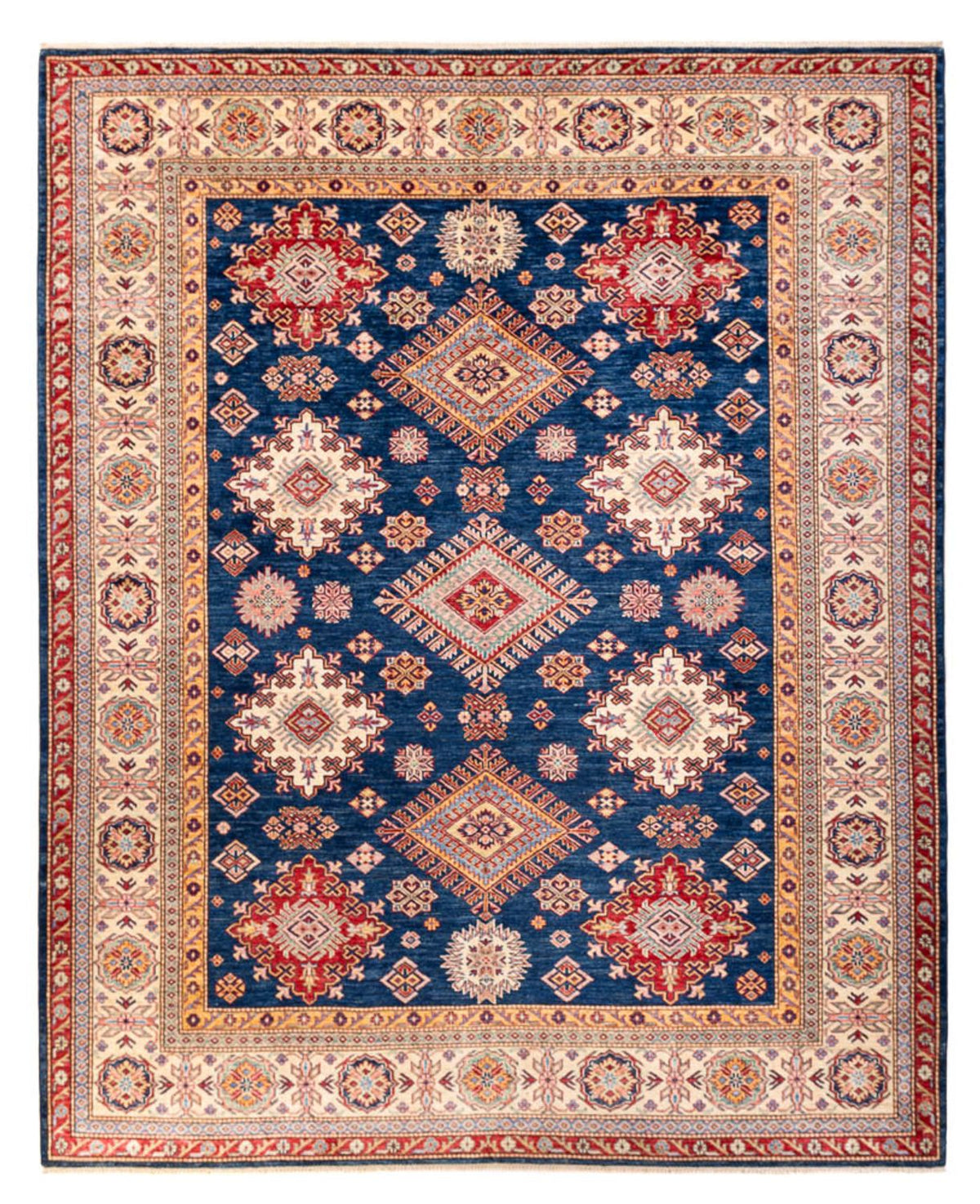 Ziegler Teppich - Kazak - 297 x 244 cm - dunkelblau