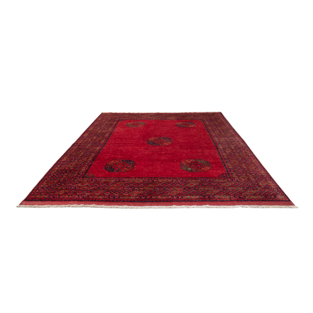 Afghan Teppich - Kunduz - 312 x 258 cm - rot