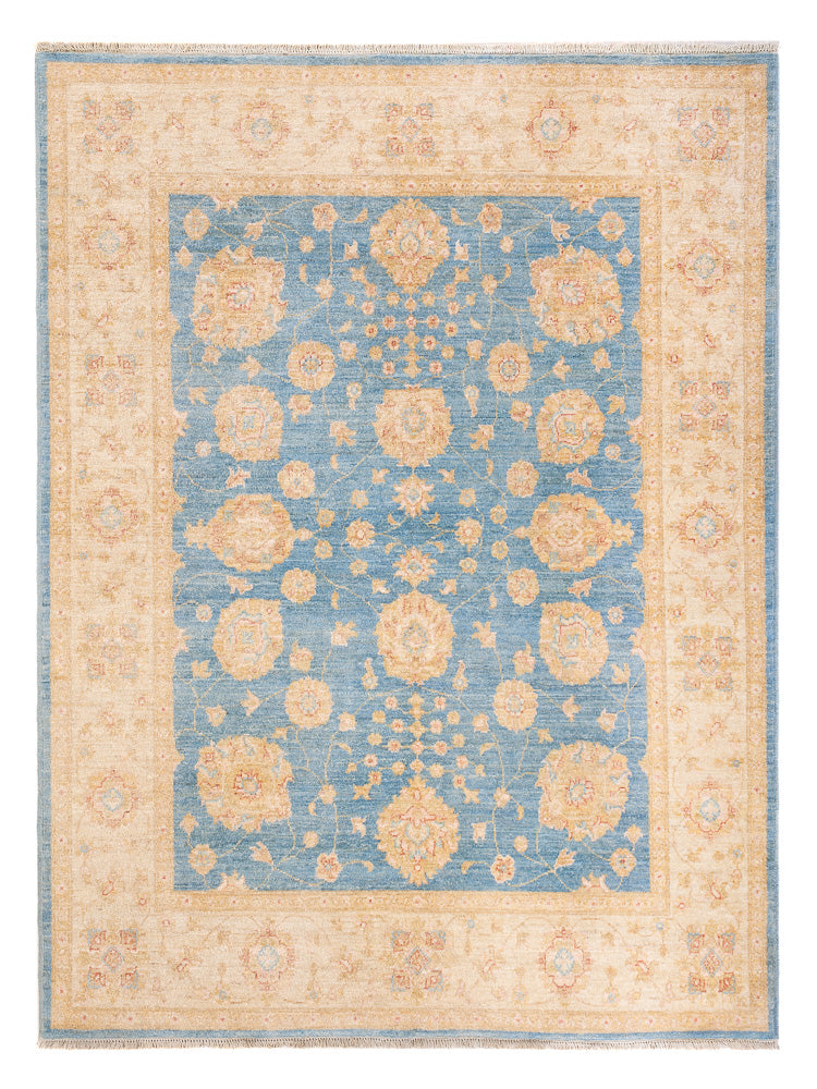 Ziegler Teppich - 205 x 150 cm - hellblau