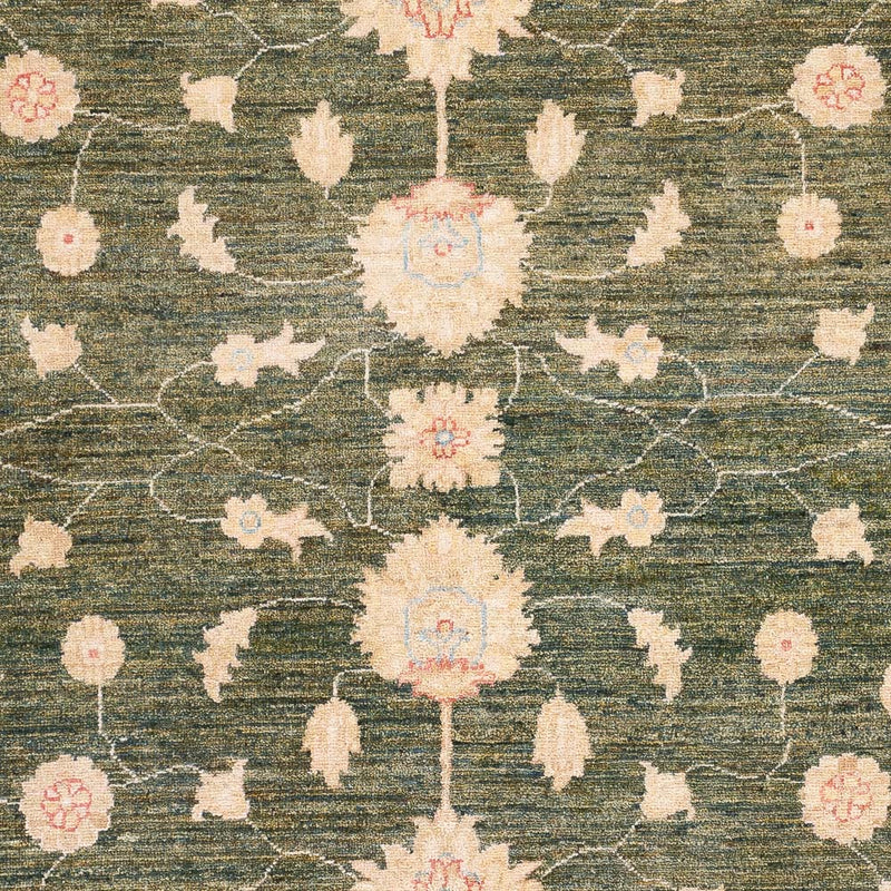 Ziegler Teppich - Modern - 200 x 151 cm - olivgrün