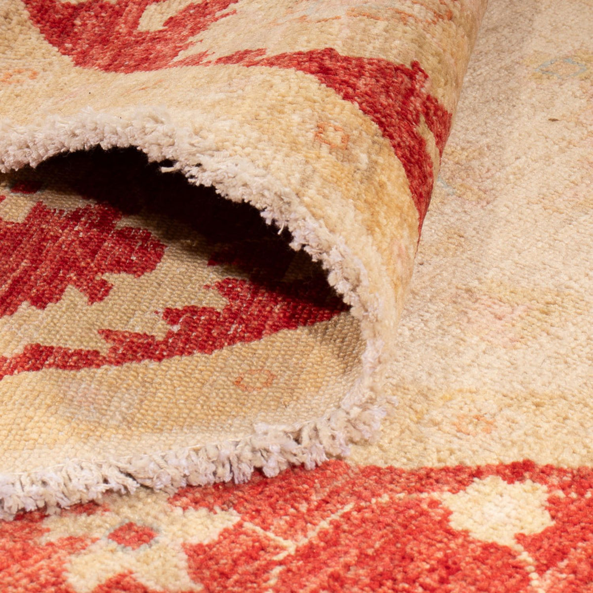 Ziegler Teppich rund  - 201 x 198 cm - beige