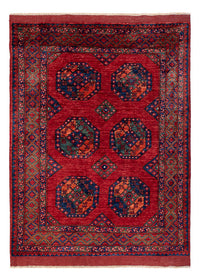 Tapis afghan - Kunduz - 199 x 149 cm - rouge