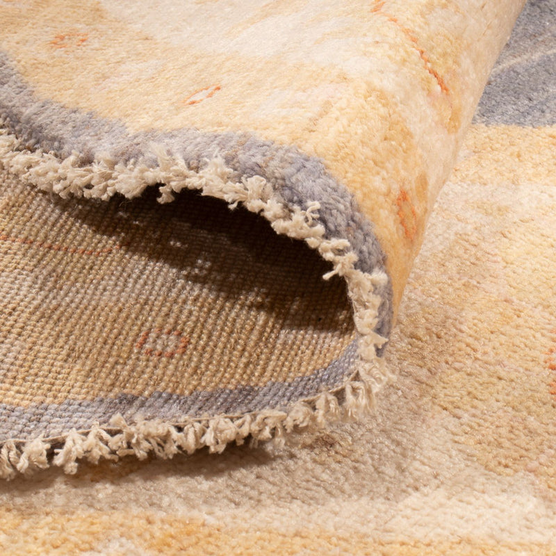 Ziegler Teppich rund  - 198 x 196 cm - seeblau