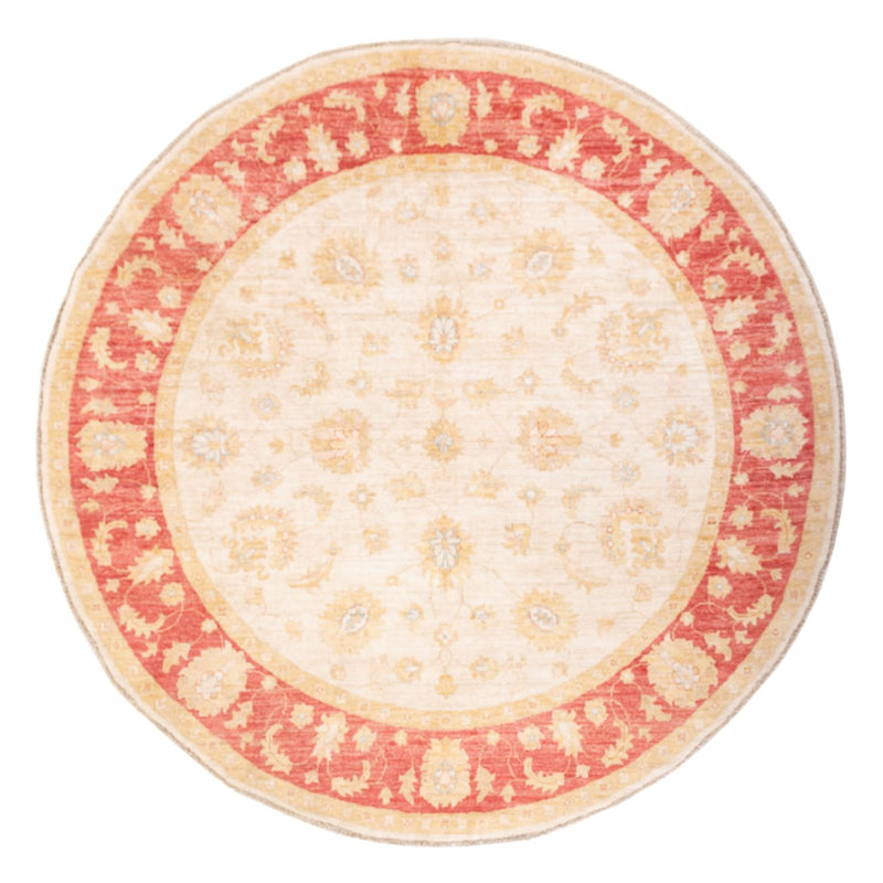 Ziegler Teppich rund  - 203 x 198 cm - beige