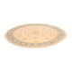 Ziegler Teppich rund  - 147 x 145 cm - beige