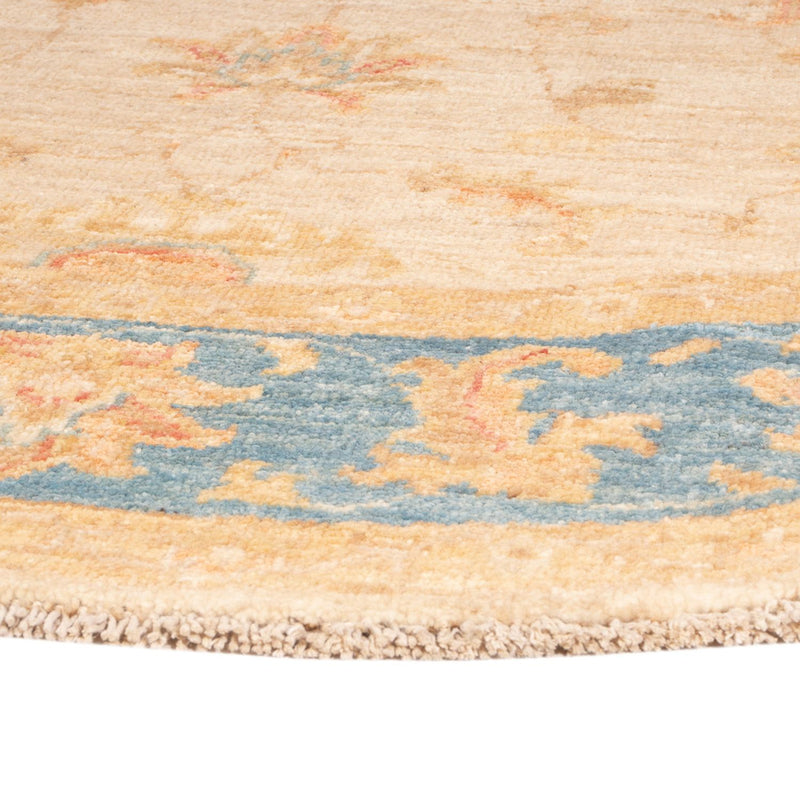 Ziegler Teppich rund  - 152 x 146 cm - beige