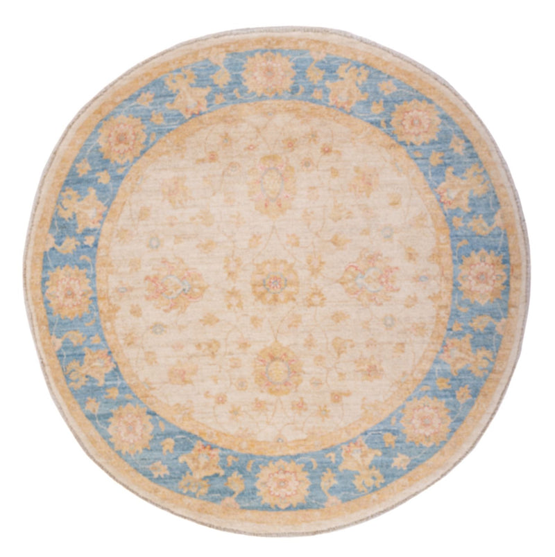 Ziegler Teppich rund  - 149 x 147 cm - beige