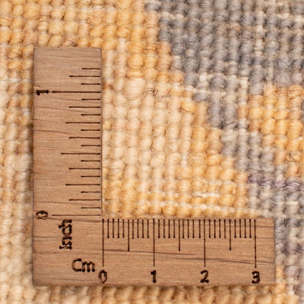 Ziegler Teppich rund  - 92 x 96 cm - beige