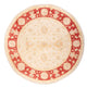 Ziegler Teppich rund  - 200 x 178 cm - beige