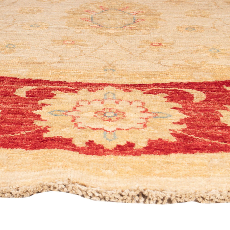 Ziegler Teppich rund  - 200 x 178 cm - beige