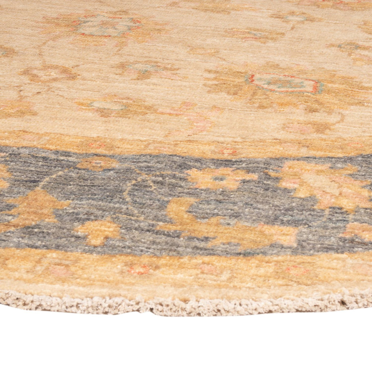 Ziegler Teppich rund  - 202 x 200 cm - beige