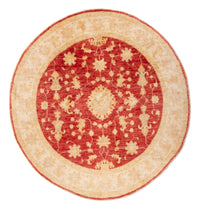 Tapis Ziegler ronde  - 149 x 149 cm - rouge