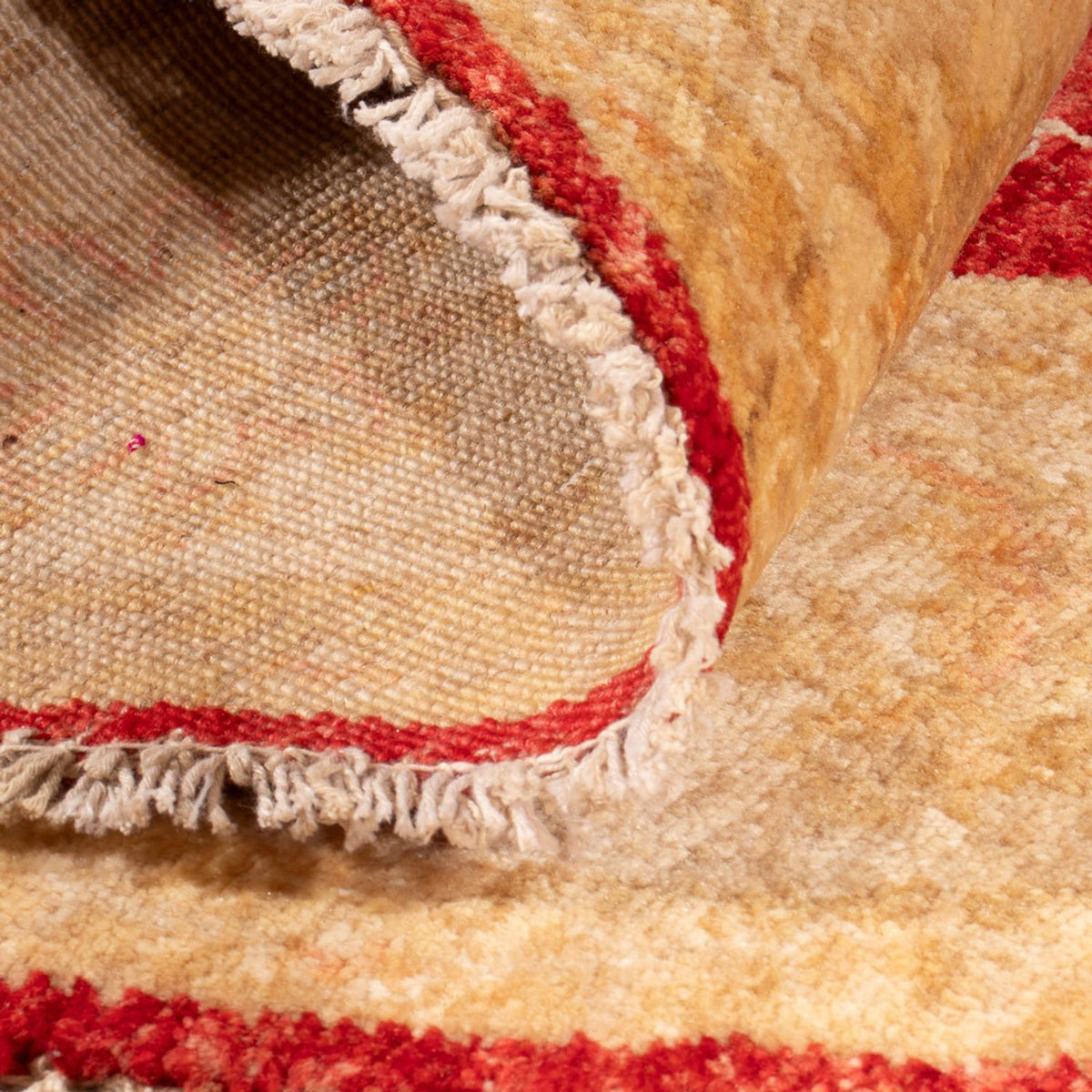 Ziegler Teppich rund  - 149 x 149 cm - rot