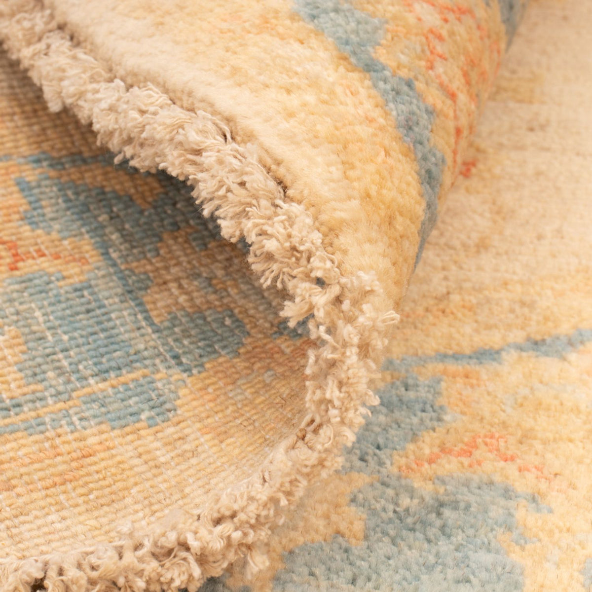 Ziegler Teppich rund  - 97 x 101 cm - beige