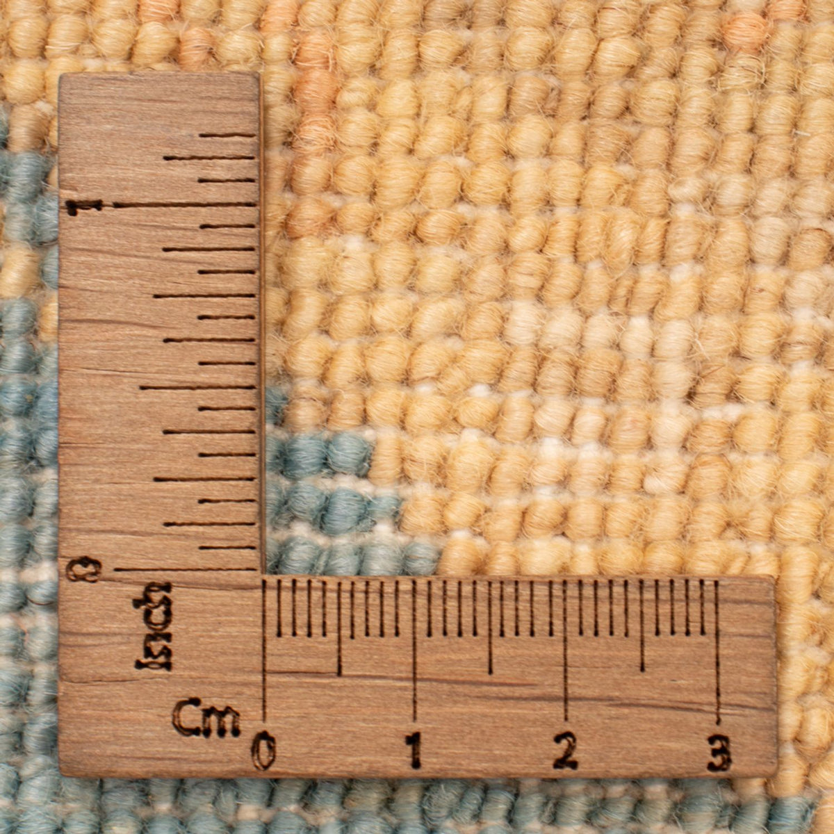 Ziegler Teppich rund  - 97 x 101 cm - beige