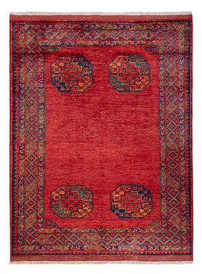 Afghan Teppich - Kunduz - 205 x 158 cm - rot