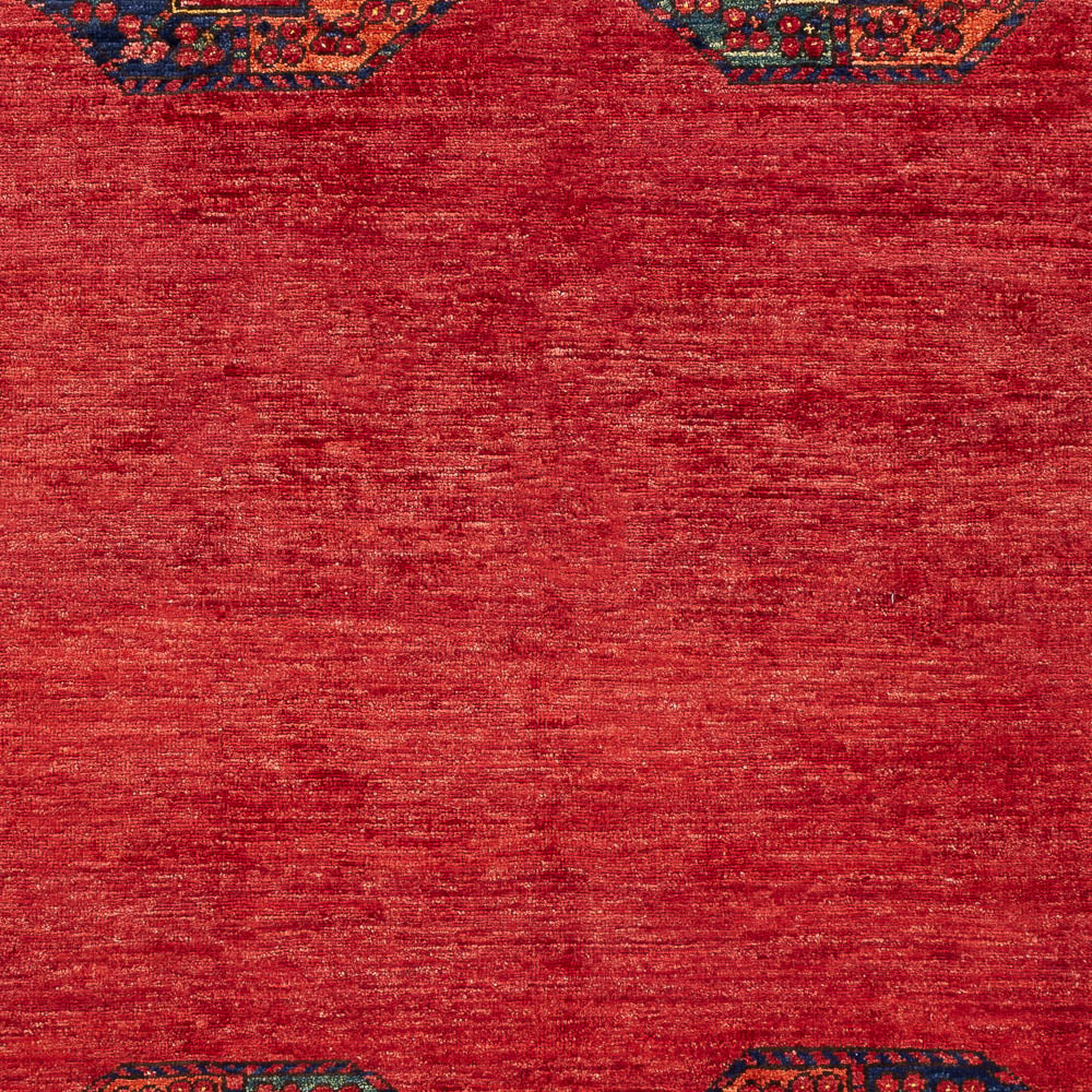 Afghan Teppich - Kunduz - 205 x 158 cm - rot