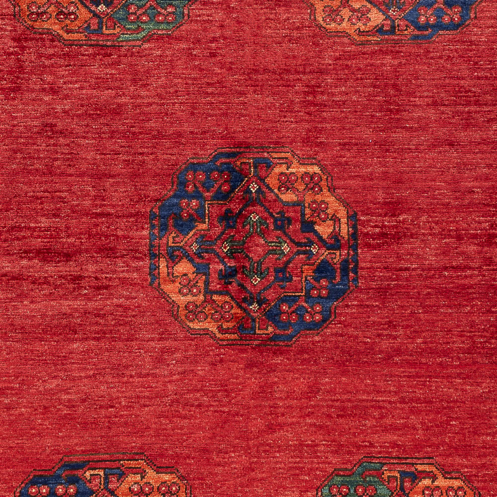 Afghan Teppich - Kunduz - 215 x 156 cm - rot