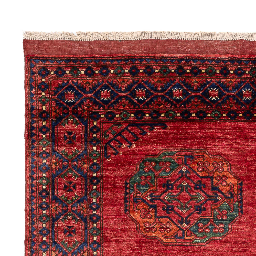 Afghan Teppich - Kunduz - 215 x 156 cm - rot
