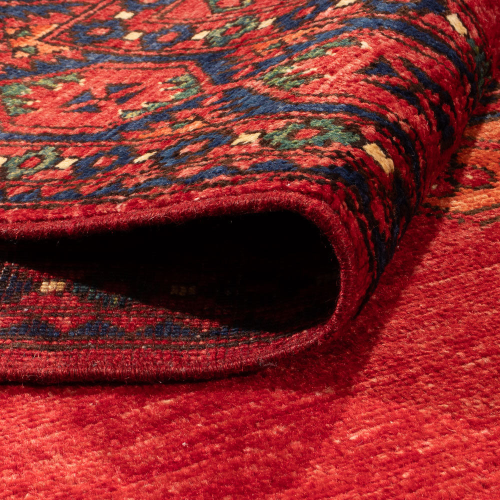 Afghan Teppich - Kunduz - 215 x 156 cm - rot