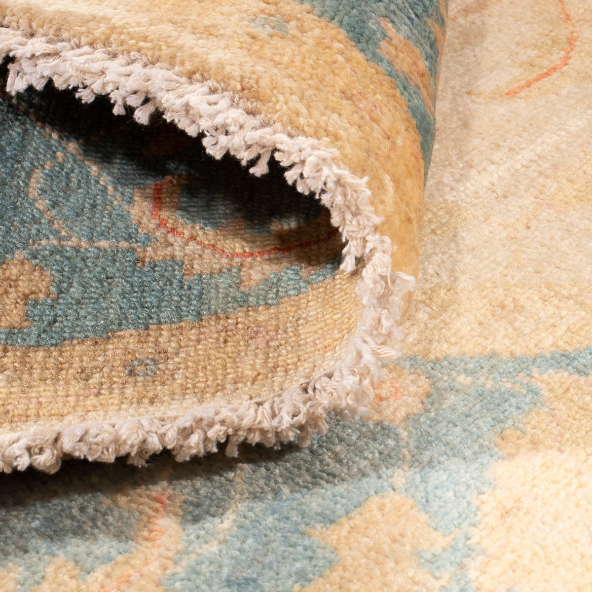 Ziegler Teppich rund  - 147 x 143 cm - beige