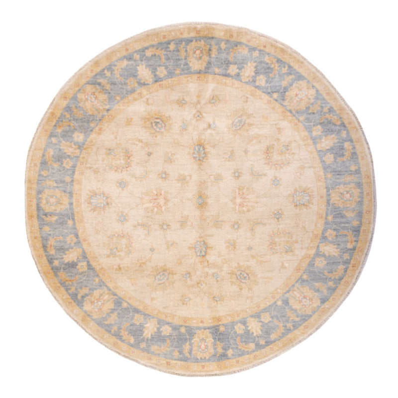 Ziegler Teppich rund  - 197 x 196 cm - beige