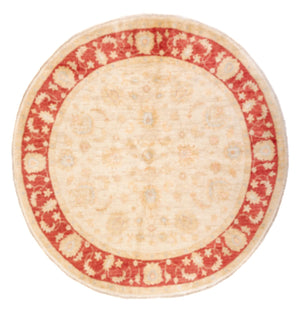 Ziegler Teppich rund  - 153 x 151 cm - beige