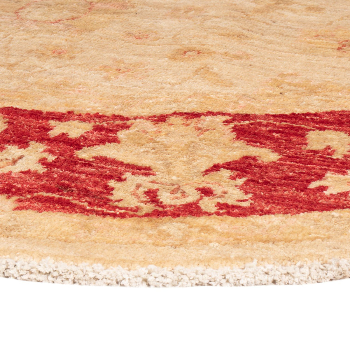 Ziegler Teppich rund  - 150 x 146 cm - beige