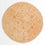 Ziegler Teppich rund  - 99 x 98 cm - beige