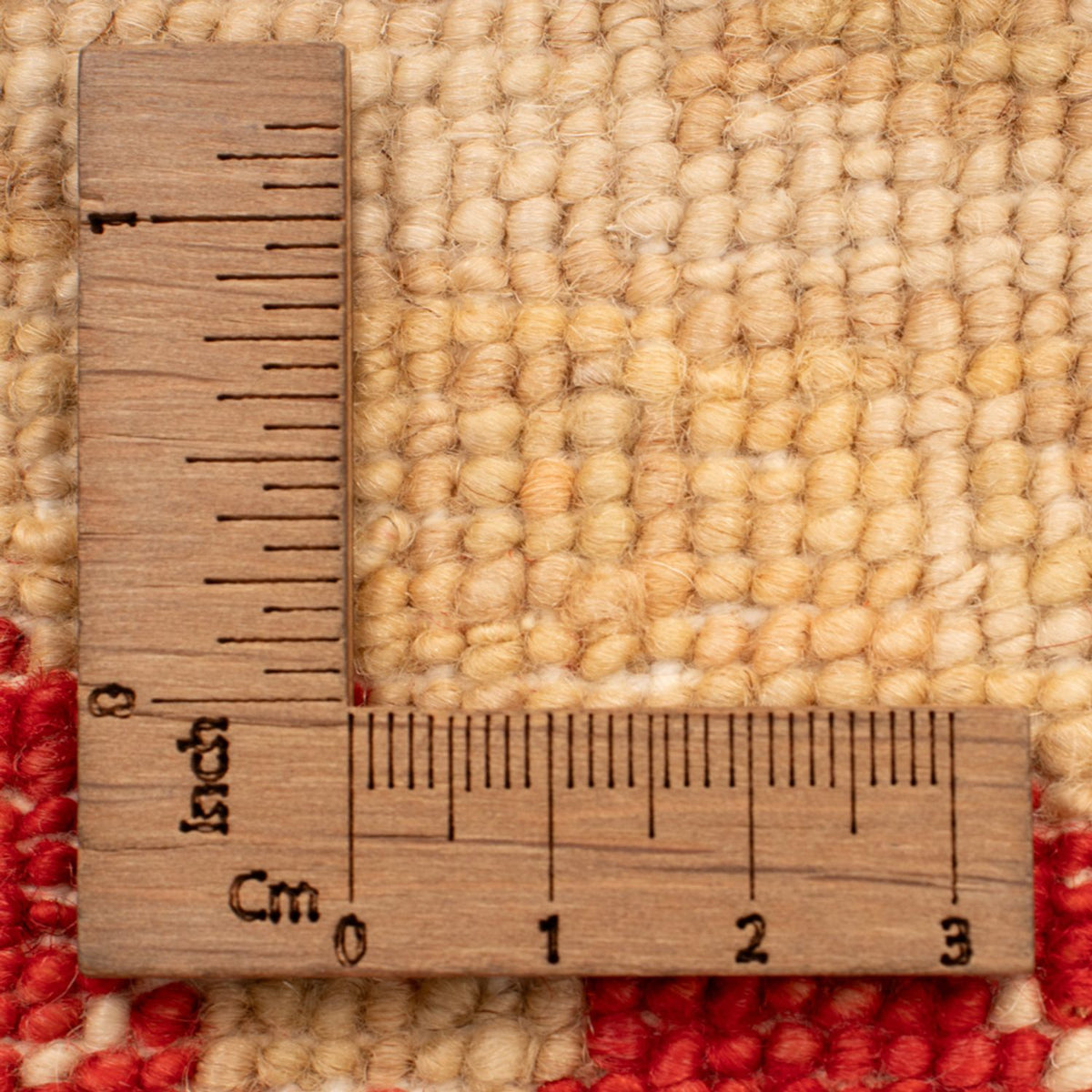 Ziegler Teppich rund  - 97 x 100 cm - beige