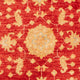 Ziegler Teppich rund  - 99 x 96 cm - rot