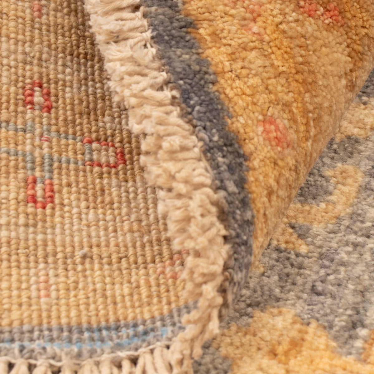 Ziegler Teppich rund  - 97 x 101 cm - hellbeige