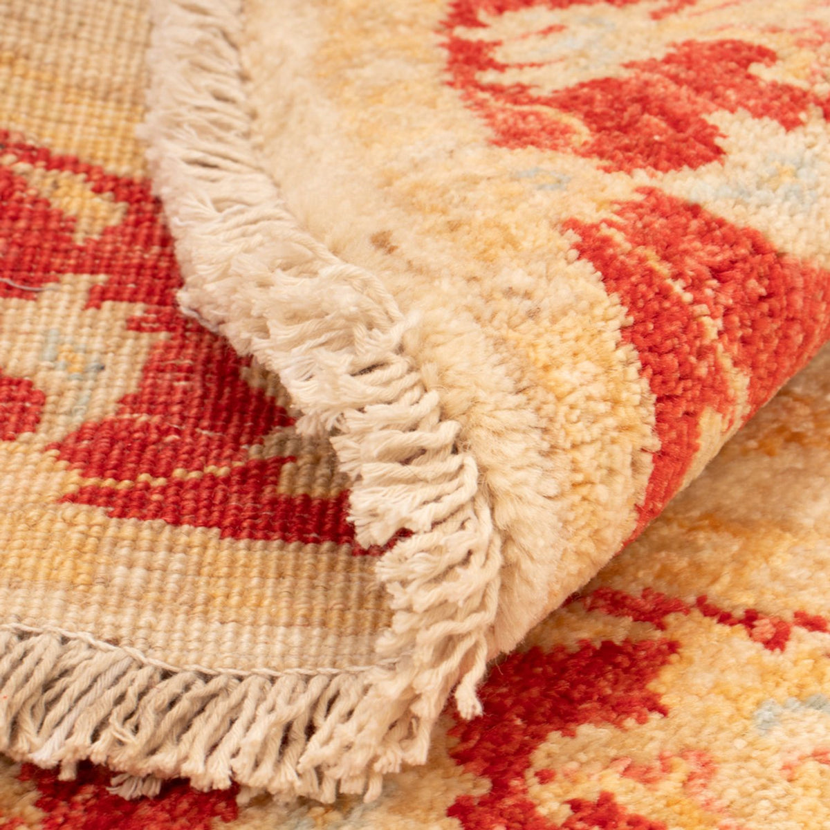 Ziegler Teppich rund  - 100 x 99 cm - beige