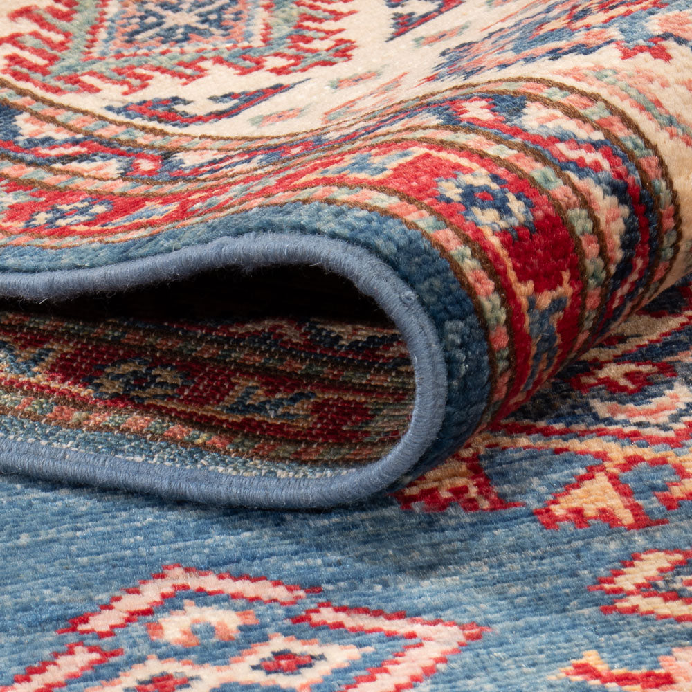 Ziegler Teppich - Kazak - 204 x 150 cm - blau