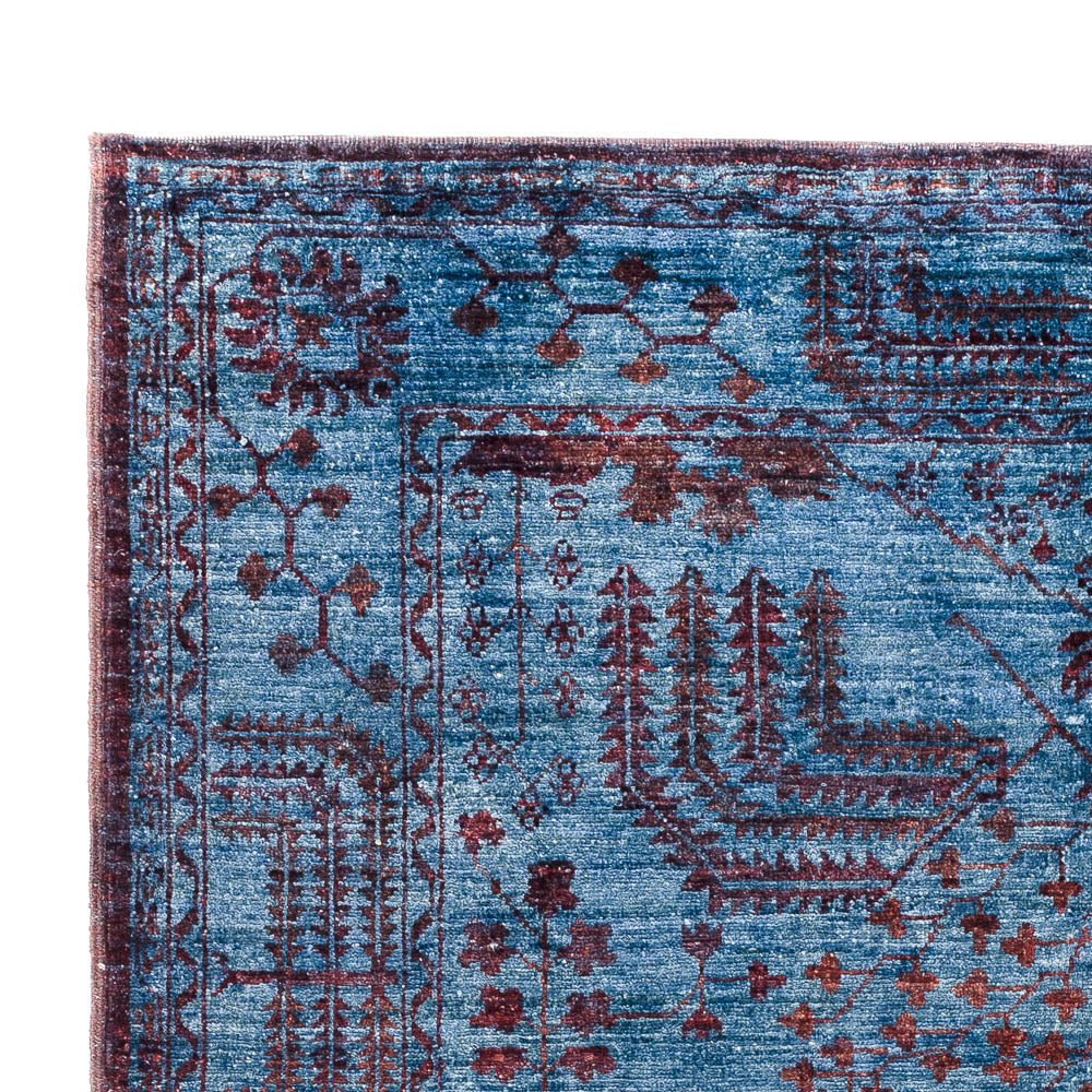 Tapis Ziegler - Moderne - Vintage/Overdyed - 199 x 141 cm - bleu