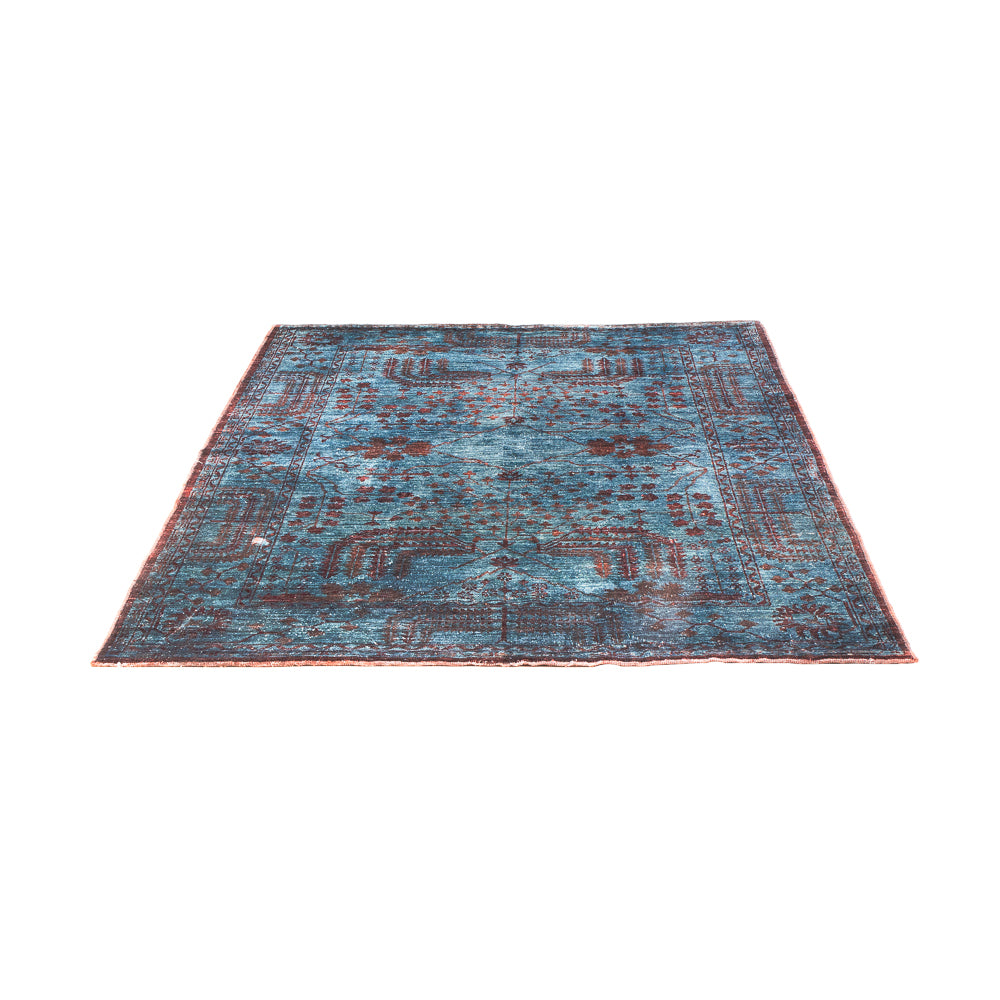 Tapis Ziegler - Moderne - Vintage/Overdyed - 199 x 141 cm - bleu