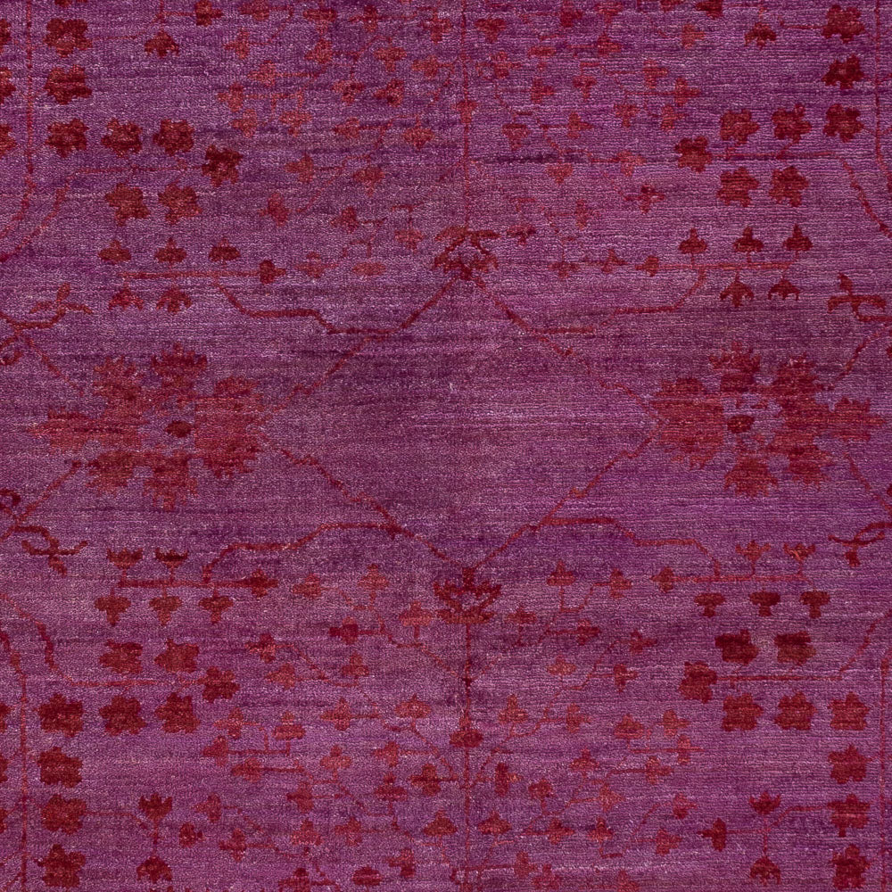 Tappeto Ziegler - Moderno - Vintage/Tinto di moda - 190 x 131 cm - viola