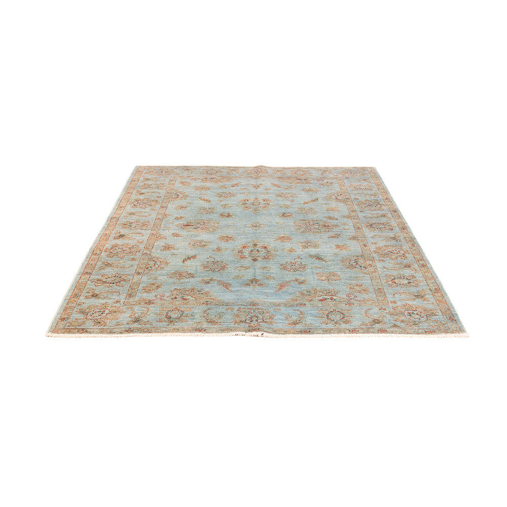 Tapis Ziegler - Moderne - Vintage/Overdyed - 197 x 148 cm - bleu clair